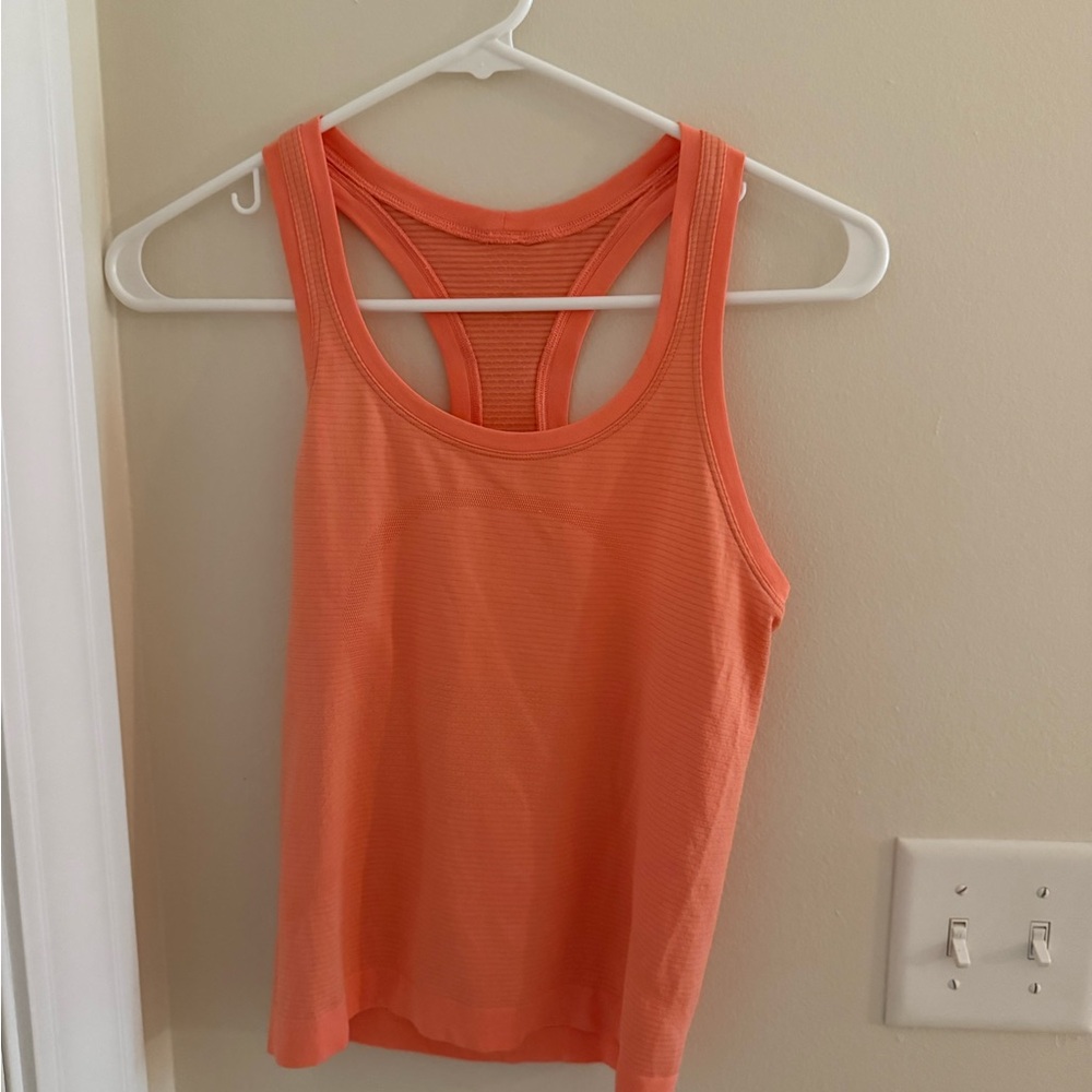 LuLulemon Peach Swiftly Tech Tank